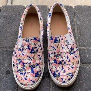 Floral J.Crew sneakers